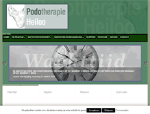 Tablet Screenshot of podotherapieheiloo.nl